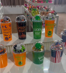 Nuevo Vaso Reutilizable Personalizable de 16oz/22oz, Colorido, de Doble Pared, Libre de BPA, con Tapa y Pajita, Nuevo Diseño, Moderno - Product Image 3