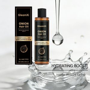 GleamXi Smoothing Nourishing Herbal <strong>Onion</strong> <strong>Hair</strong> <strong>Oil</strong> for <strong>Hair</strong> Growth Anti <strong>Hair</strong> Loss - Product Image 5