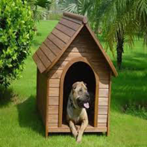Commercio all'ingrosso impermeabile esterna di case di legno di lusso gabbia dell'animale domestico letto di casa grande cuccia per cani - Product Image 6
