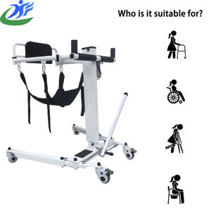 Ascenseur de voiture portable chaise d'aisance de chevet aide à l'ascenseur en acier, fauteuil roulant de salle de bain à hauteur réglable <span class=keywords><strong>pour</strong></span> les soignants <span class=keywords><strong>personnes</strong></span> âgées vivant - Product Image 5