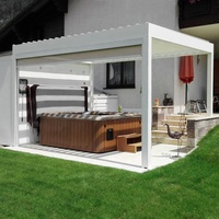 Pergola bioclimatique en aluminium pour espace de loisirs en plein air Tspk