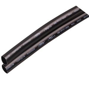 Tuyau d'isolation de fils électriques en PVC, tube noir Flexible en vinyle, 300V/600V, 10 m 105C - Product Image 1