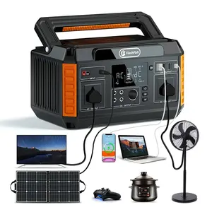 Stock Flashfish 500W Solar Generator Europe Plug Solar Generator Best Lithium Emergency Battery Portable Power Station