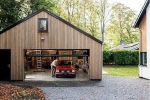 Abri d'auto moderne et facile à assembler, <span class=keywords><strong>garage</strong></span> préfabriqué et rangement avec terrasse pour parking, abri voiture <span class=keywords><strong>en</strong></span> <span class=keywords><strong>bois</strong></span> pour <span class=keywords><strong>garage</strong></span> et terrasse - Product Image 4