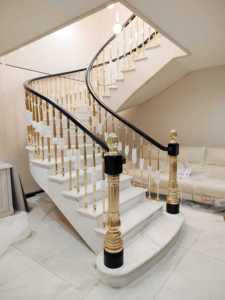 Sang Trọng Cầu Thang Lan Can Tùy Chỉnh Thiết Kế Cho Ngôi Nhà Hiện Đại Bền Thanh Lịch An Toàn Cầu Thang Lan Can - Product Image 3