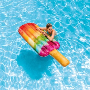 <span class=keywords><strong>INTEX</strong></span> 58766 72 "L X 26" W X 8 "H Inflable RAINBOW Popsicle Piscina Flotador Mat - Product Image 1