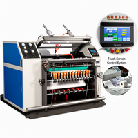 Machine de refendage de papier thermique rebobinage sans noyau rouleau de papier pvc découpe rebobinage bobine de feuille machine de refendage rotative