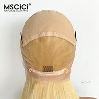 Perruque en dentelle transparente MSCICI 13x4, cheveux humains vierges vietnamiens, doux, naturels, lisses, sans colle, vente en gros, 100% cheveux humains