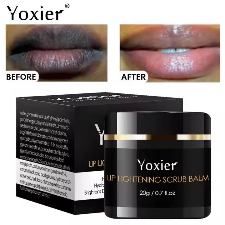 Бальзам для осветления губ Yoxier, популярный антивозрастной крем для увлажнения и удаления тусклых губ, антирастрескивающая формула