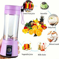 Exprimidor eléctrico portátil licuadora recargable Mini USB 6 cuchillas Smoothie Fruit Professor inalámbrico en casa