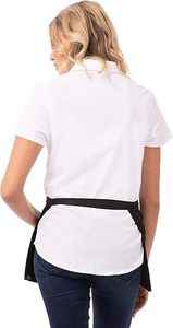 Tablier court unisexe en polyester imperméable pour hôtel, restaurant, bar, serveur, <span class=keywords><strong>serveuse</strong></span>, chef – Tablier de travail pour chef et serveurs - Product Image 4