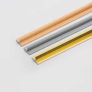 Aluminum alloy T-shaped strip, 10mm metal ceiling decoration strip, wooden floor bead edge trim
