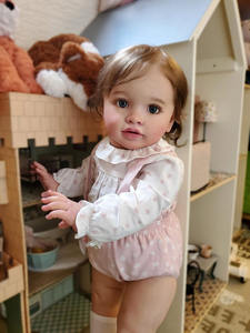 Bambole rinate in Pippa dipinte a mano realistiche da 66cm bambole da bambino di dimensioni enormi popolari popolari e realistiche 3D Skin Art Doll M035 - Product Image 5