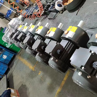 Petit moteur à courant alternatif (frein) avec boîte de vitesses 220V 380V AC électrique triphasé réducteur de boîte de vitesses monophasé avec frein