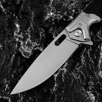 Couteau pliant portable de qualité industrielle OEM personnalisable avec manche en G10, acier inoxydable, pour la survie en plein air, la randonnée, le camping, EDC