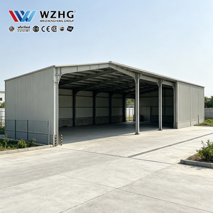 Construcción de garajes y almacenes con estructura de acero con opciones de diseño de oficinas, especificaciones de componentes acordadas, detalles de estructura de acero - Product Image 1