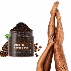 Gommage corporel au café naturel OEM, nourrissant et lissant, avec huile de <span class=keywords><strong>coco</strong></span>, pour la douche et le spa - Product Image 1