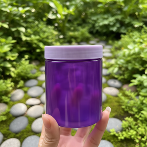 ขวดพลาสติกใส สีเหลืองอำพัน สีดำ สำหรับครีมเครื่องสำอางหรือสไลม์ ขนาด 100 มล. 120 มล. 400 มล. 500 มล. พร้อมฝาสีขาวหรือสีดำ - Product Image 2