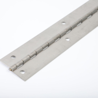 Charnières de piano longues en acier inoxydable robustes et personnalisées pour portes d'armoires, avec espacement des charnières sur mesure