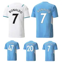 Custom Voetbal Uniforme Voetbalshirt Maker Voetbal Jersey Cristianoronaldo #7 Ronaldo Jersey