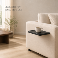 Table d'appoint de canapé réglable en plastique pour tablette et livre, avec chargeur sans fil, pour salon et bureau à domicile