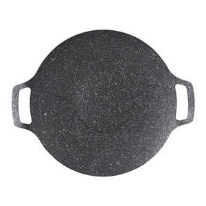 Plaque de fer ronde portable mousqueton universel antiadhésif pour barbecue pour campings et pique-niques - Product Image 4