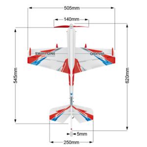 Avión de Espuma EPP RC 2023, Modelo QIDI550, 4 Canales, Control Remoto, Planeador Volador con un Solo Botón, Ideal como Regalo para Niños - Product Image 4