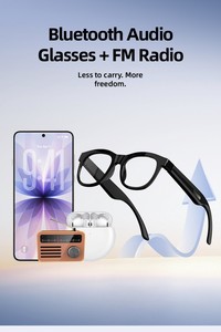 Lunettes audio intelligentes F09, verres photochromiques, commande tactile, lecteur de musique sans fil, traduction en temps réel, filtre anti-lumière bleue, IPX-4 - Product Image 6