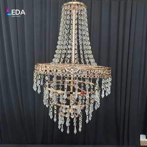 LEDA Centro de Mesa de Hierro para Bodas, Candelabros Reemplazables, Soporte Decorativo para Fiestas, Decoración para Eventos de Cumpleaños - Product Image 4