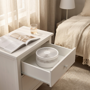 Ventilador de Aire Plegable Portátil de 8 Pulgadas, 7200mAh, Recargable por USB, Control Remoto, Altura Ajustable, para Uso en Exteriores, Hogar y Escritorio - Product Image 3