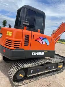 Used Excavator Doosan DH55 High Performance Original 5.5Tons Excavator with Powerful Engine Including <b>Pump</b> for Landscaping - Product Image 5