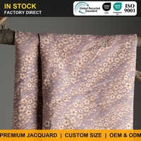 Tissu Jacquard en Gros pour le Marché Allemand Conforme à la Norme REACH Impression Personnalisée Faible MOQ