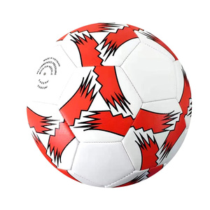 Wholesale Bulk Custom Logo Soccer Ball Size 5 Machine Stitched White <b>Matte</b> PVC Football for Recreation Made in Vietnam Factory - Product Image 1