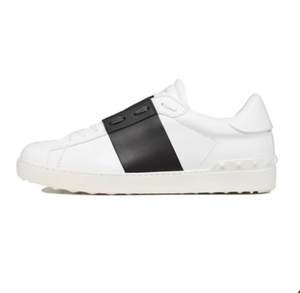 2025 zapatillas de deporte de diseñador de lujo de alta calidad para hombre Unisex Rock Stud cuero estilo Skateboarding zapatos para caminar - Product Image 2