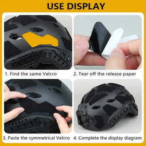 Airsoft tactical HELMET ppads Memory Foam อะไหล่ภายในสำหรับจักรยาน helmets/mich/ibh/pasg/usmc/airsoft Safety - Product Image 5