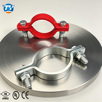 Collier de serrage pour tuyaux en acier au carbone, galvanisé à chaud et électro-galvanisé, normes UL FM CE, 1/2"-8", pour tuyaux non isolés chauds/froids, système d'incendie MEP