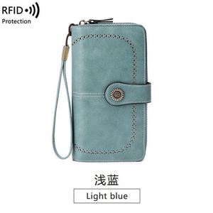 Free Sample custom designed band thick <b>money</b> ladies rfid security trifold polyester <b>wallet</b> zip - Product Image 2