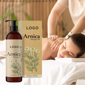 Aceite de Masaje de Árnica con Logotipo Personalizado, Aceite Natural para el Cuidado Corporal con Eucalipto, Limoncillo y Romero para Masajes de <span class=keywords><strong>Spa</strong></span>, Confort Muscular y Articular - Product Image 1