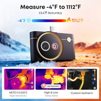 Caméra thermique à double objectif Thermal Master P4 AI, 256x192 pixels thermiques, écran 1280x960, sensibilité 35 MK, champ de vision 56x42