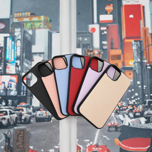 PU sang trọng Saffiano Da Chống Sốc ví điện thoại trường hợp đối với <span class=keywords><strong>iPhone</strong></span> 12/13/14 Pro Max mô hình-đầy Màu sắc Piel fundas Logo thiết kế OEM - Product Image 3