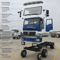 Camion tracteur SHACMAN d'occasion 6x4 remis à neuf, tracteur routier 375 CV, style Caterpillar, usage intensif