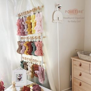 Support pour bandeaux, porte-nœuds pour filles, organisateur de bandeaux en macramé, porte-<span class=keywords><strong>accessoires</strong></span> pour cheveux - Product Image 6