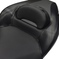 Selle ergonomique modifiée avec dossier, siège souple amortissant les chocs, compatible avec les pièces de modification de moto Honda ADV350