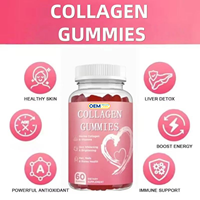 Gummies au collagène et au glutathion Herborigen OEM avec biotine, enrichies en suppléments essentiels de beauté pour la peau, les cheveux et le soutien articulaire