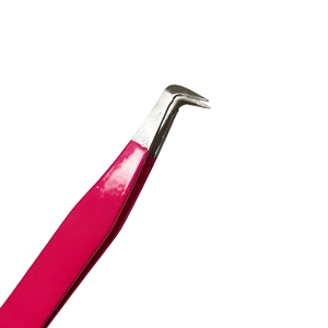 Pinzas de extensión de pestañas postizas, el mejor polvo Rosa impactante, herramienta de elevación de pestañas postizas - Product Image 4