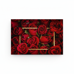 Arte Impreso en Lienzo de Rosa Roja |   Regalo de Decoración Floral de Lujo, Lienzo Envolvente - Product Image 2