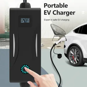 Level Mode 2 16a 32a Adjustable Portable Ev Charger Ev Charger Type 2 Electric Vehicle Car Charger