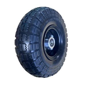 Nouveau 10 pouces 4.10/3.50 <span class=keywords><strong>Roues</strong></span> libres plates avec jante en alliage d'<span class=keywords><strong>aluminium</strong></span> pour chariot à main de <span class=keywords><strong>brouette</strong></span> - Product Image 2