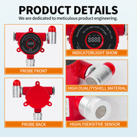 Détecteur de fuite de gaz naturel GPL à combustion catalytique antidéflagrant industriel CH4 C2H2 RS485 4-20mA IP66 Modèle haute précision