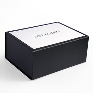 Custom Logo Elegant Luxury Magnetic Gift Box with Glossy Lamination and Embossing Rigid Folding Box for Apparel - Product Image 4